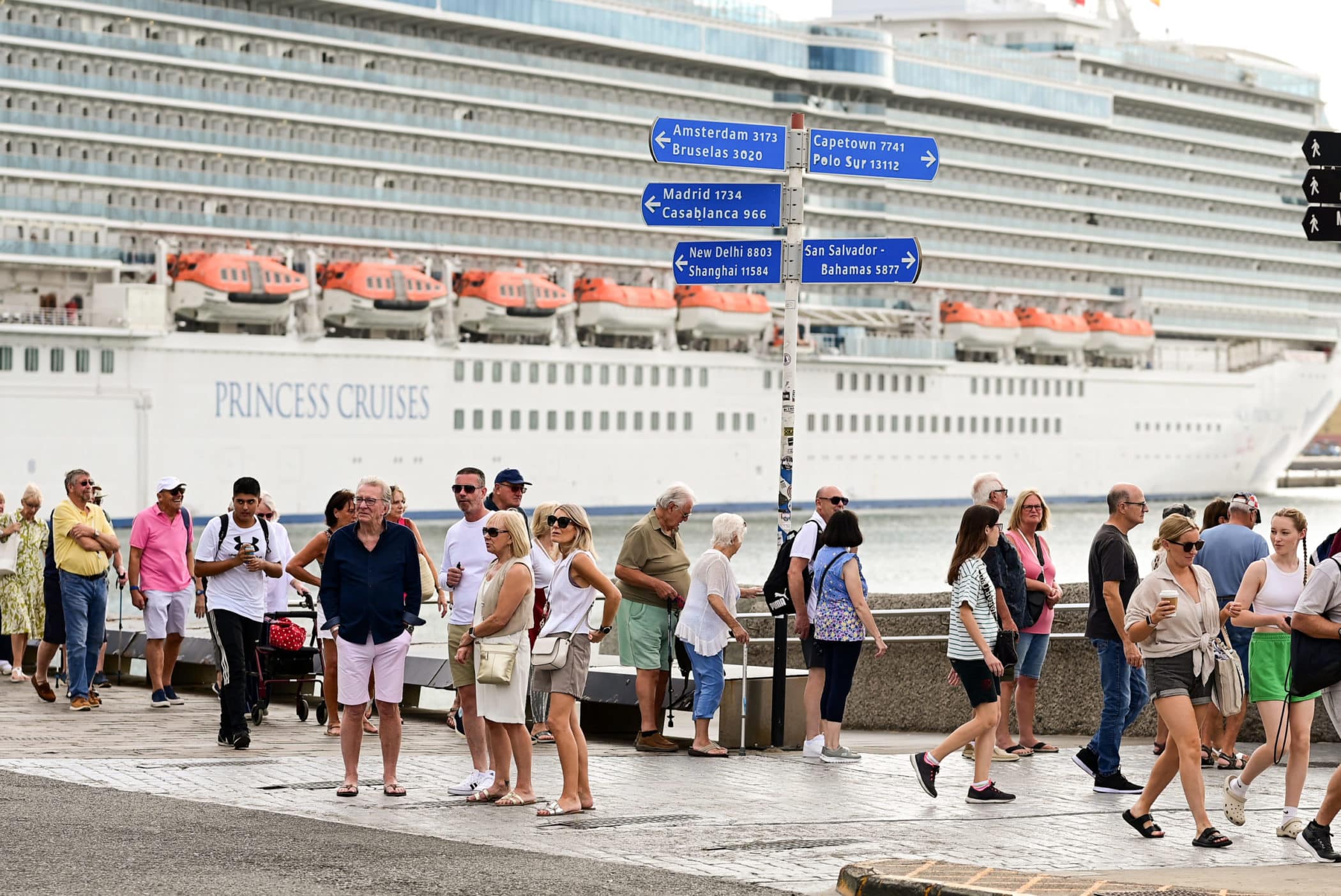 Cruceristas Sky Princess LPGC