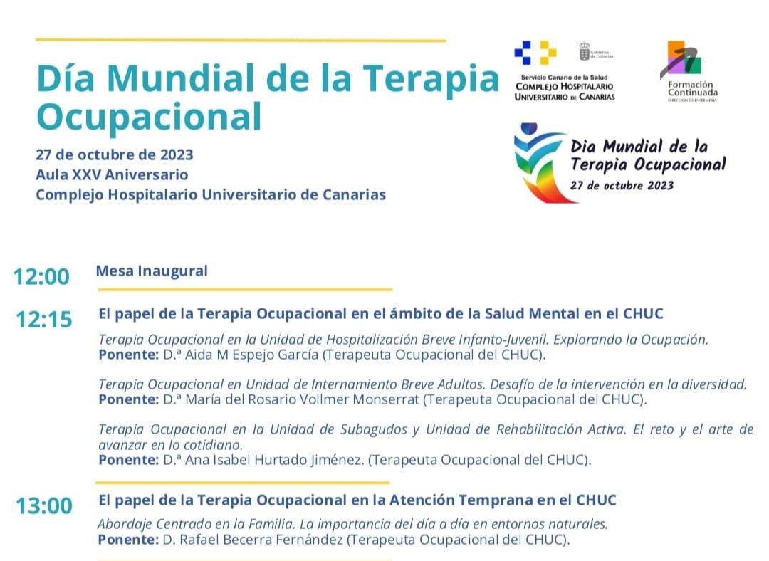Jornada Terapia Ocupacional HUC