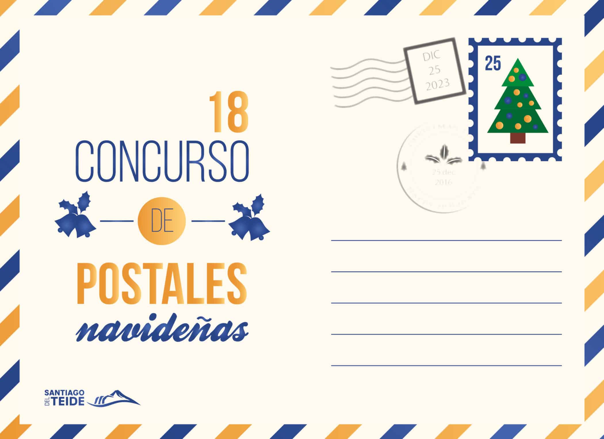 Cartel concurso de postales navideñas