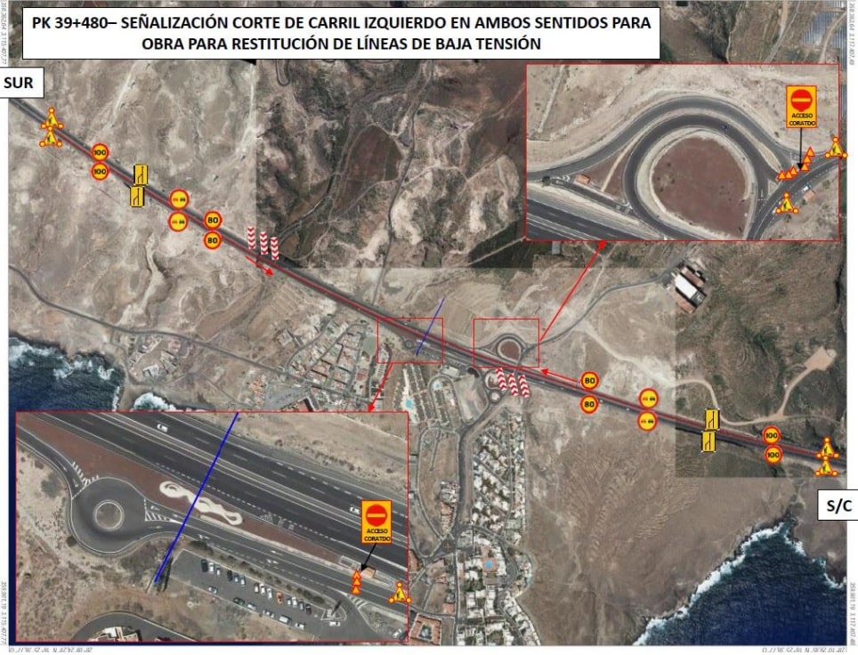 FOTO CORTE TF-1 OBRAS LÍNEAS DE BAJA TENSIÓN