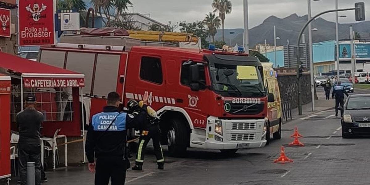 INCENDIO EN UNA CAFETERÍA DE LA LAGUNA 27-11-23