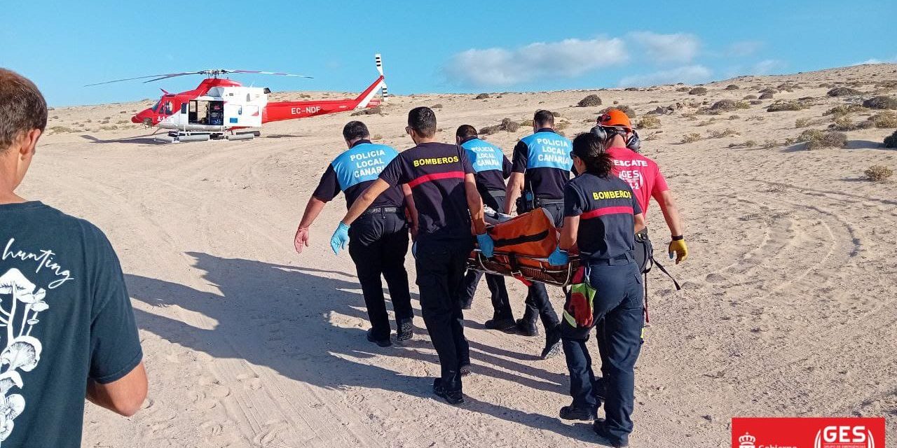 PARAPENTISTA HERIDO EN FUERTEVENTURA2 23-11-23
