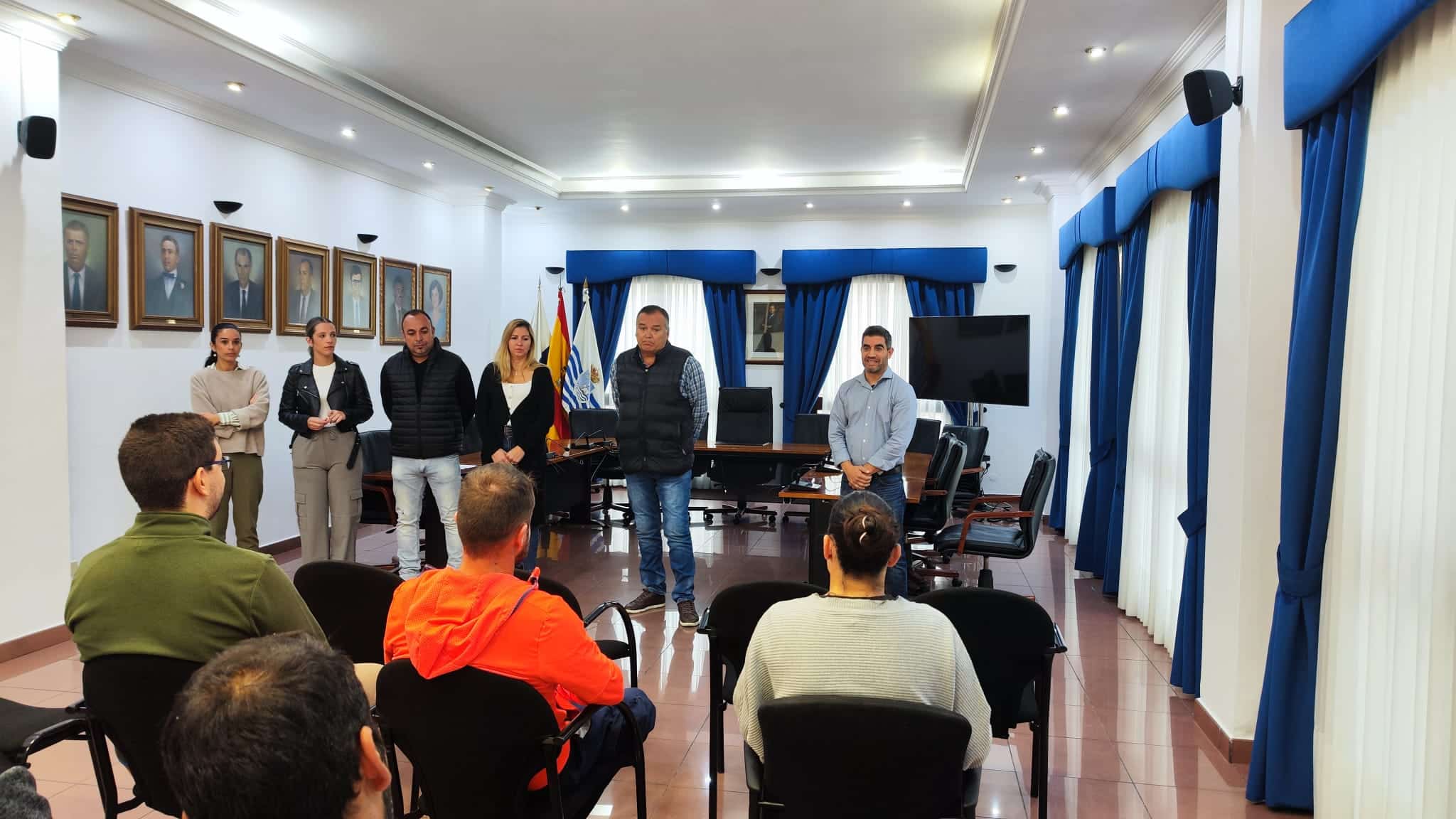 Recibimiento a los nuevos empleados