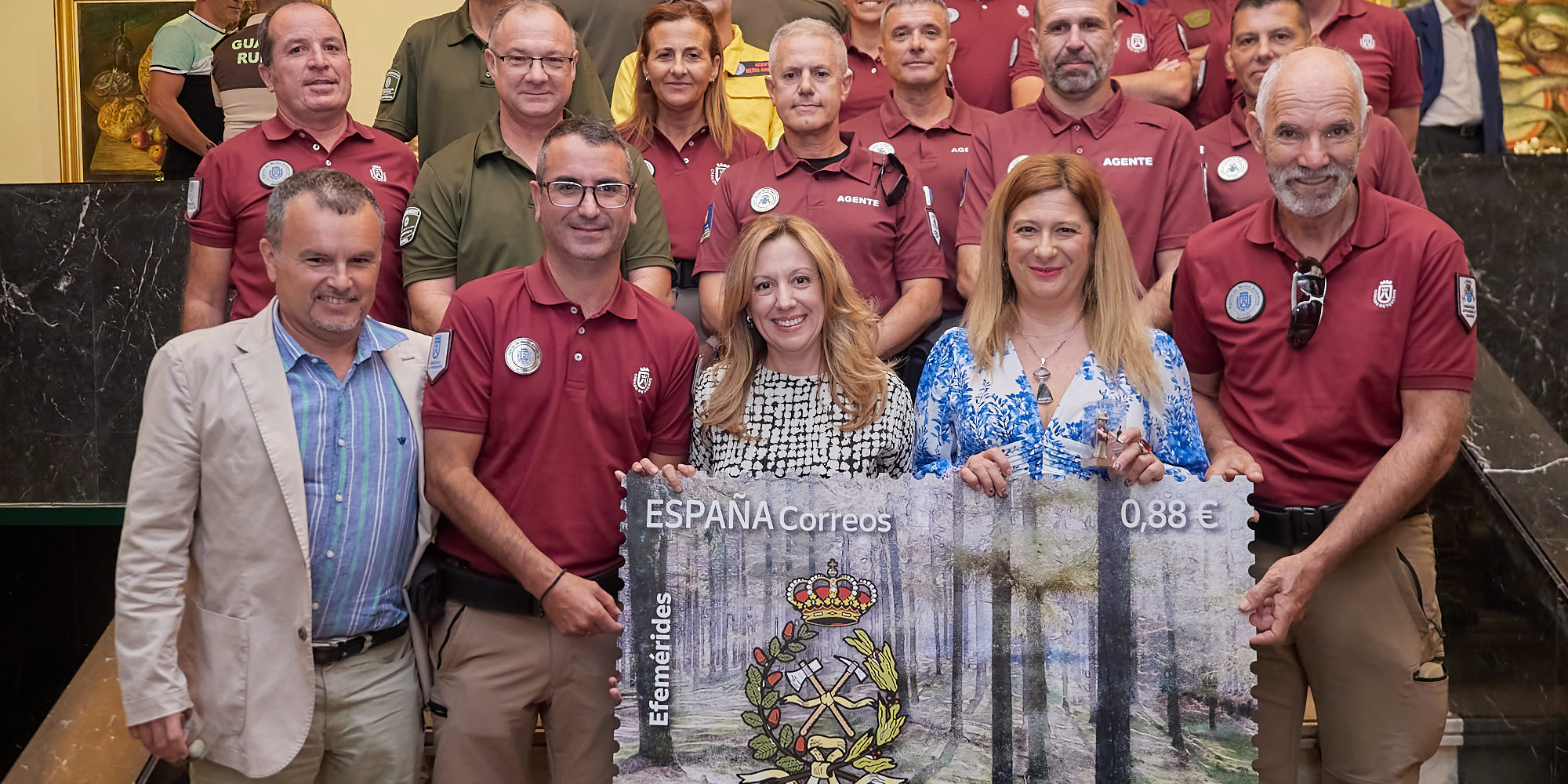 Sello 145 aniversario Cuerpo Agentes Forestales-Presentación