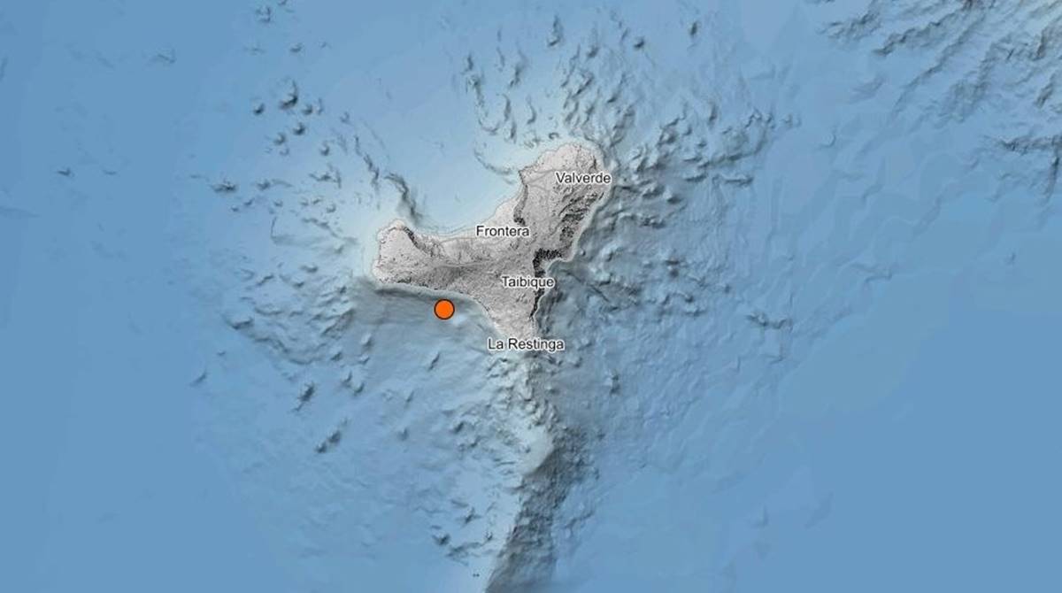 El IGN registra un terremoto de magnitud 3.5 cerca de El Hierro sentido por la población