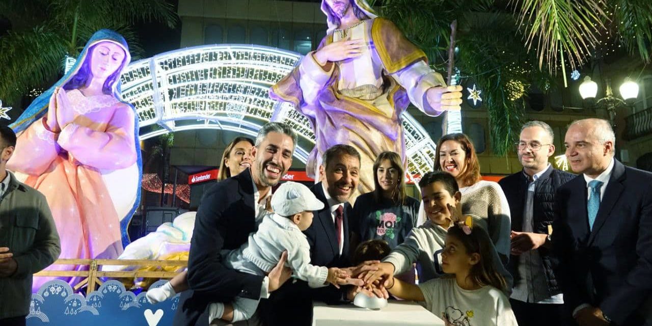 231212 Inauguración del belén de la plaza de la Candelaria