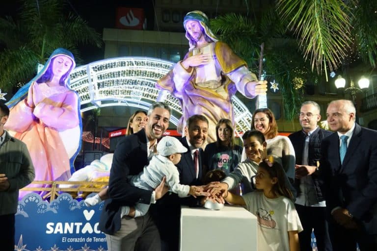 231212 Inauguración del belén de la plaza de la Candelaria