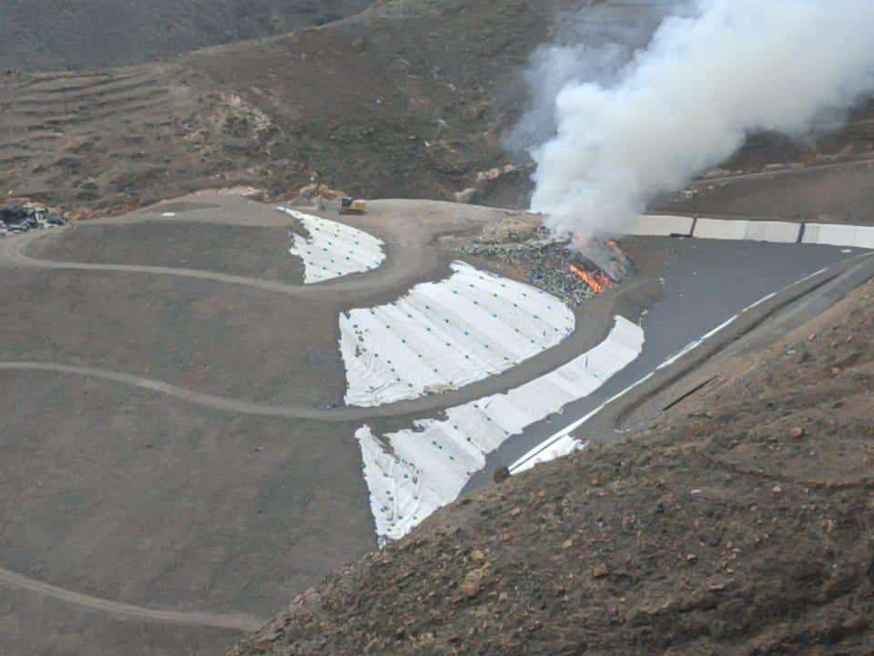 231223 Conato de incendio en el complejo ambiental de El Revolcadero, en La Gomera