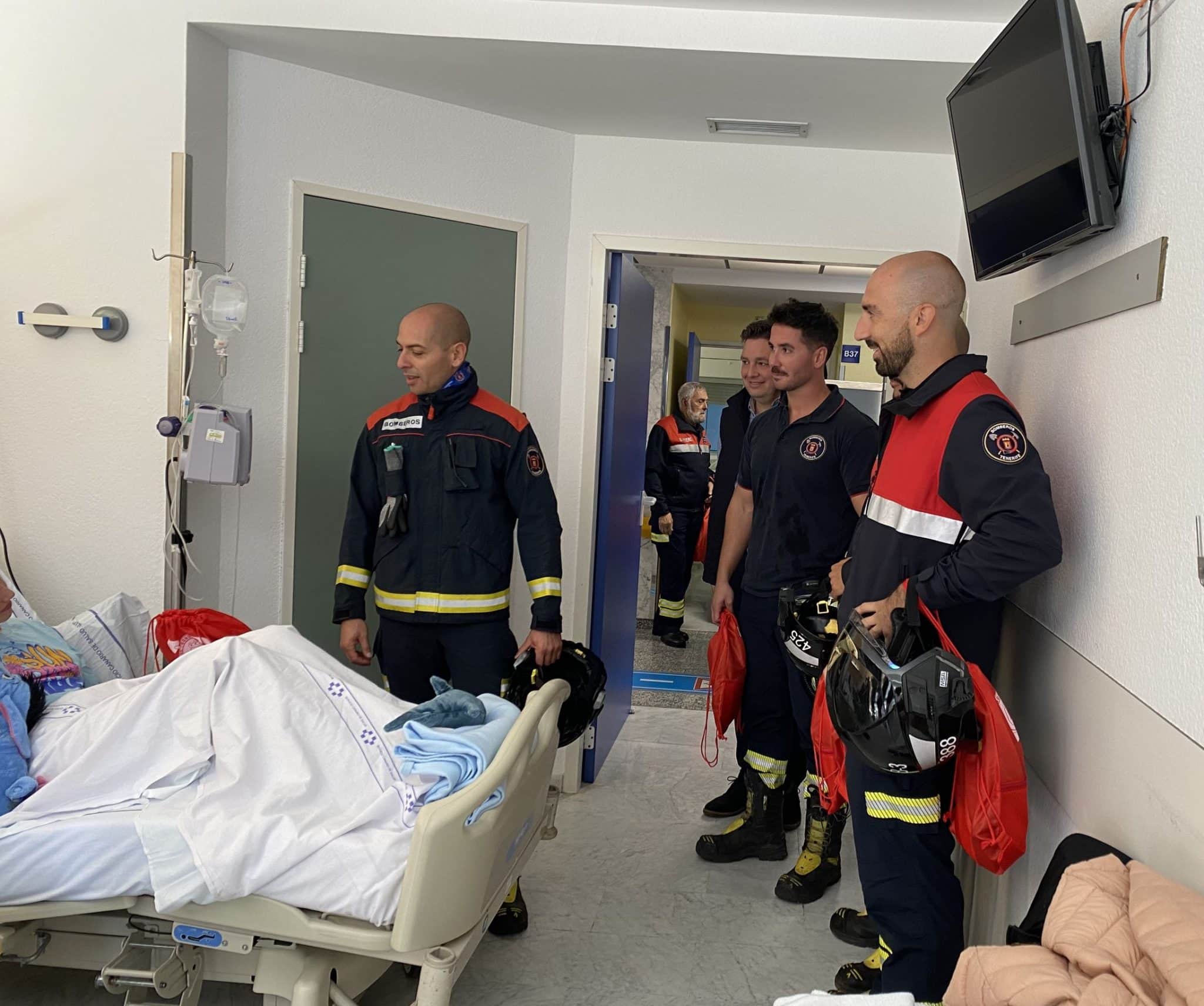 BOMBEROS DE TENERIFE EN LA RESIDENCIA DE LA CANDELARIA 19-12-23