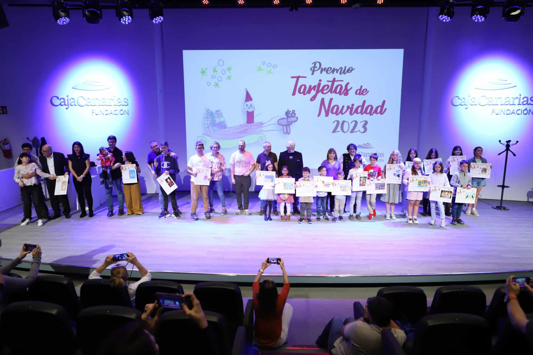 CajaCanarias Ganadores Premio Tarjetas Navidad