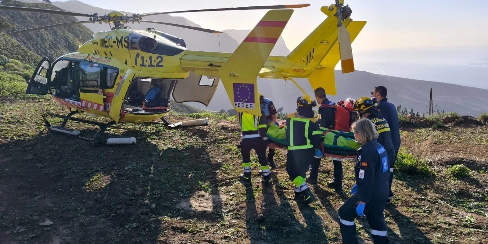 PARAPENTISTA HERIDO EN GÁLDAR2 24-12-23