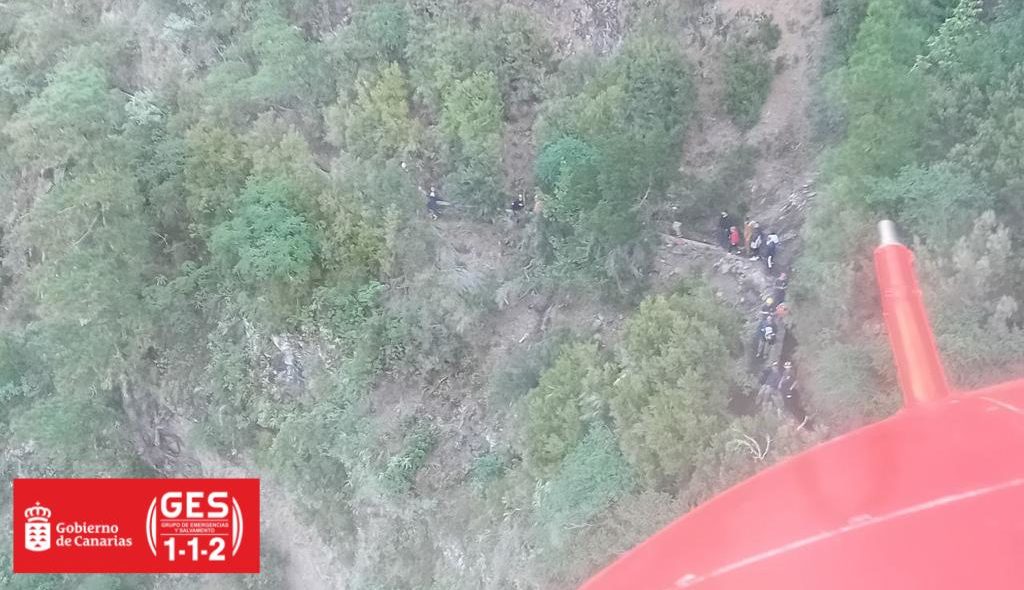 SENDERISTA HERIDA EN SAN ANDRÉS Y SAUCES-LA PALMA 9-12-23