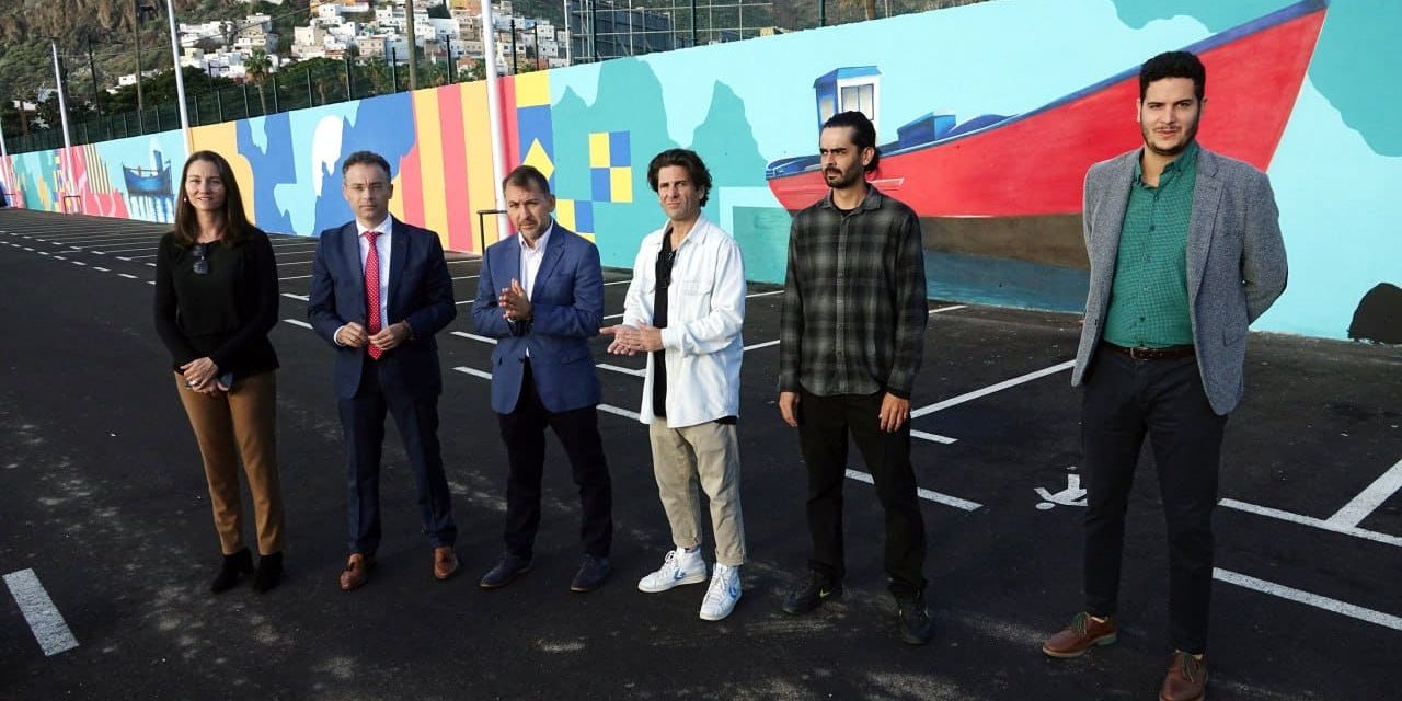 240112 Mural en el aparcamiento de San Andrés