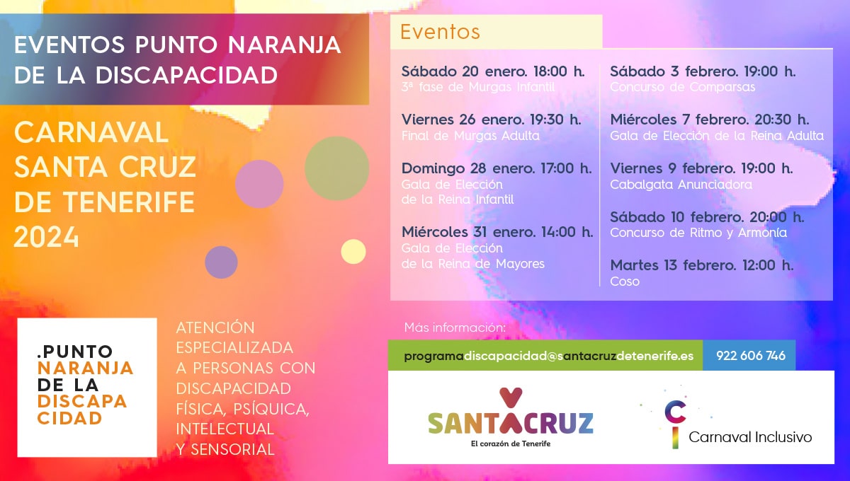 240124 Fechas de los actos con Punto Naranja (1)