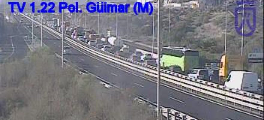 ACCIDENTE EN LA TF-1-PUERTITO DE GÜÍMAR 31-1-24