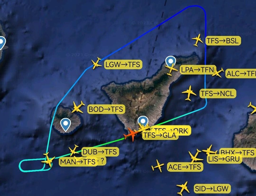 CONTROLADORES AÉREOS EN TF-SUR 3-1-24