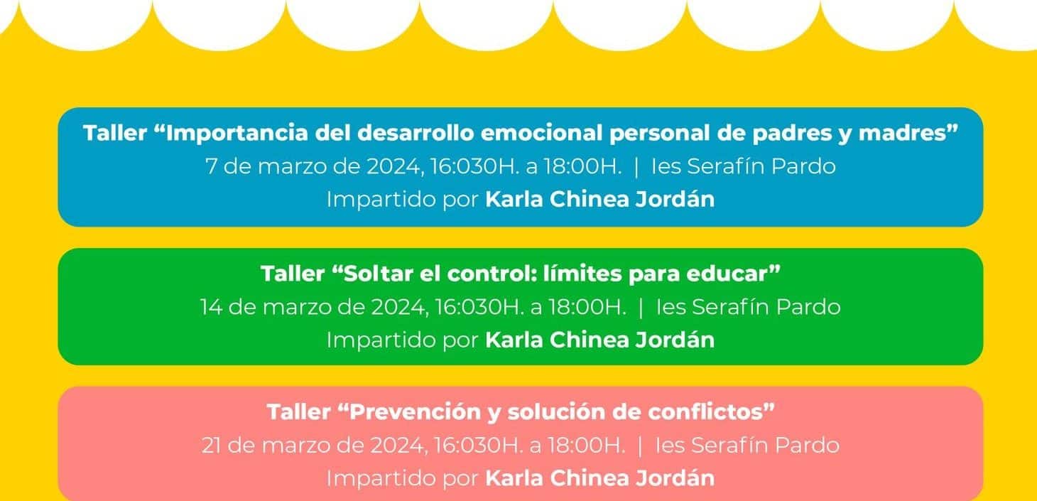 Cartel del programa formativo Educar en Familia 2024