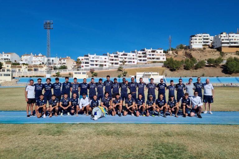 Equipo masculino TF CajaCanarias en una jornada de Liga _de Clubes