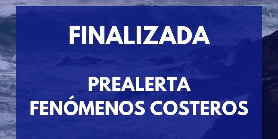 FINALIZADA LA PREALERTA POR FENÓMENOS COSTEROS ADVERSOS 22-1-24