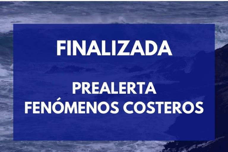 FINALIZADA LA PREALERTA POR FENÓMENOS COSTEROS ADVERSOS 22-1-24