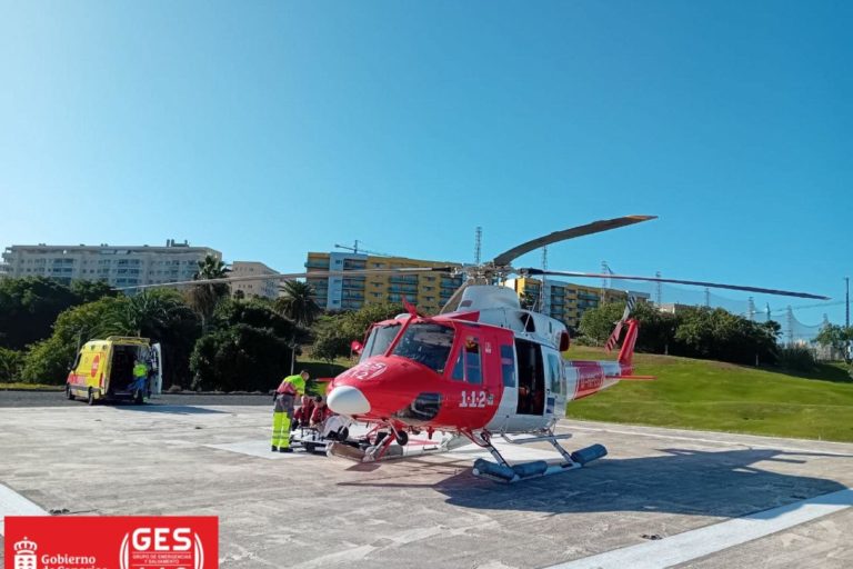 HELICÓPTERO DEL GES-RESCATE EN TEJEDA 26-1-24