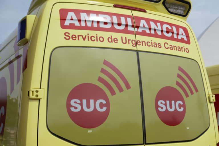 MOTORISTA HERIDO EN TÍAS-LANZAROTE 31-12-23