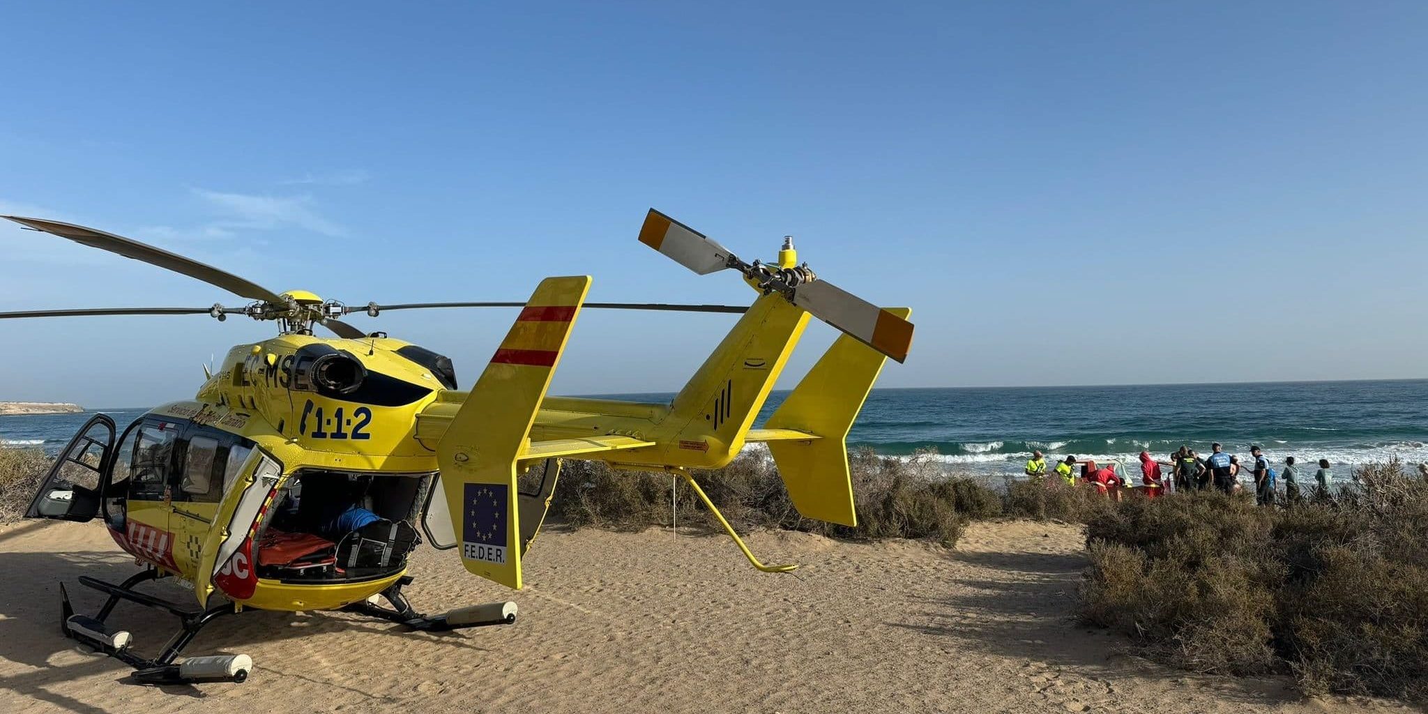MUERE UN BAÑISTA EN PÁJARA-FUERTEVENTURA 31-1-24