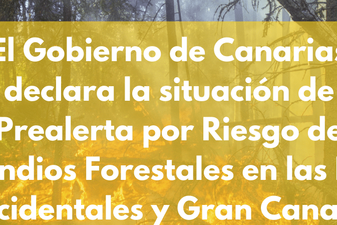 PRE-ALERTA DE INCENDIOS FORESTALES 23-1-24