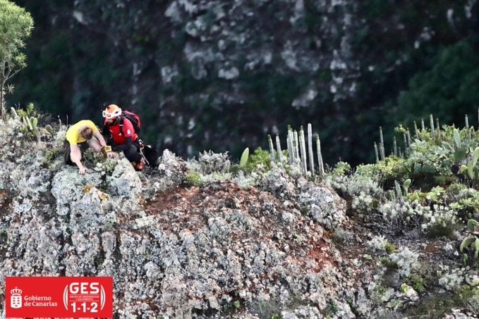 RESCATE DEL GES EN BARRANCO DE MASCA 31-12-23