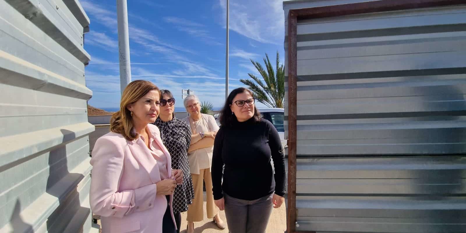 Visita parcela futuro centro socio sanitario Barranco Hondo