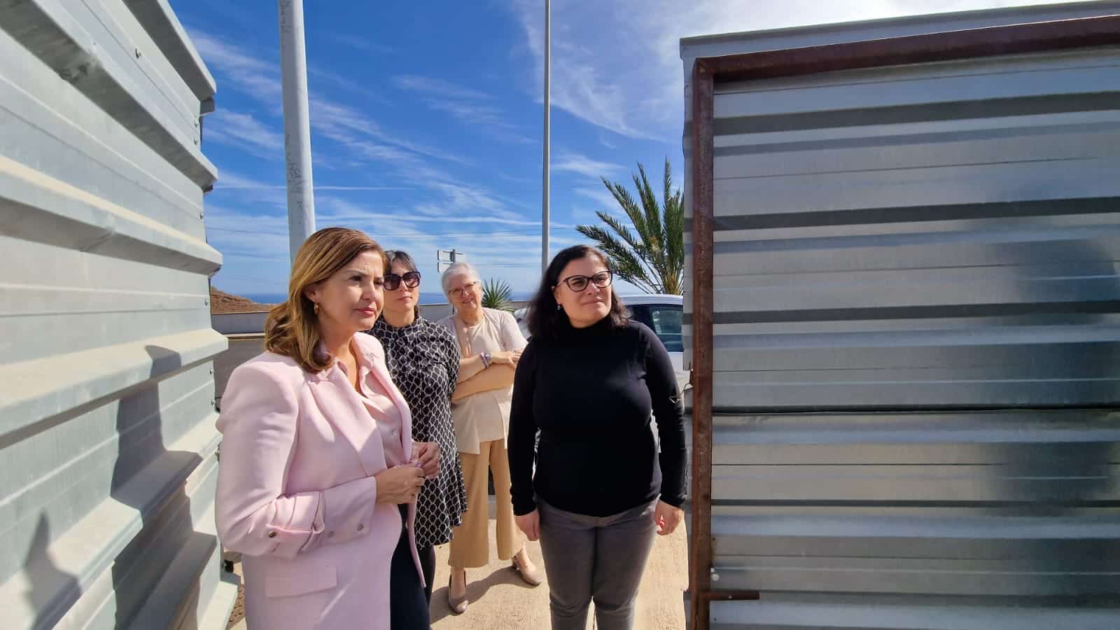 Visita parcela futuro centro socio sanitario Barranco Hondo