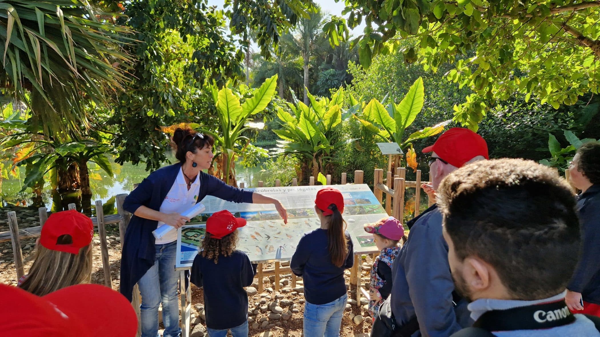 Visitas en familia al Palmetum