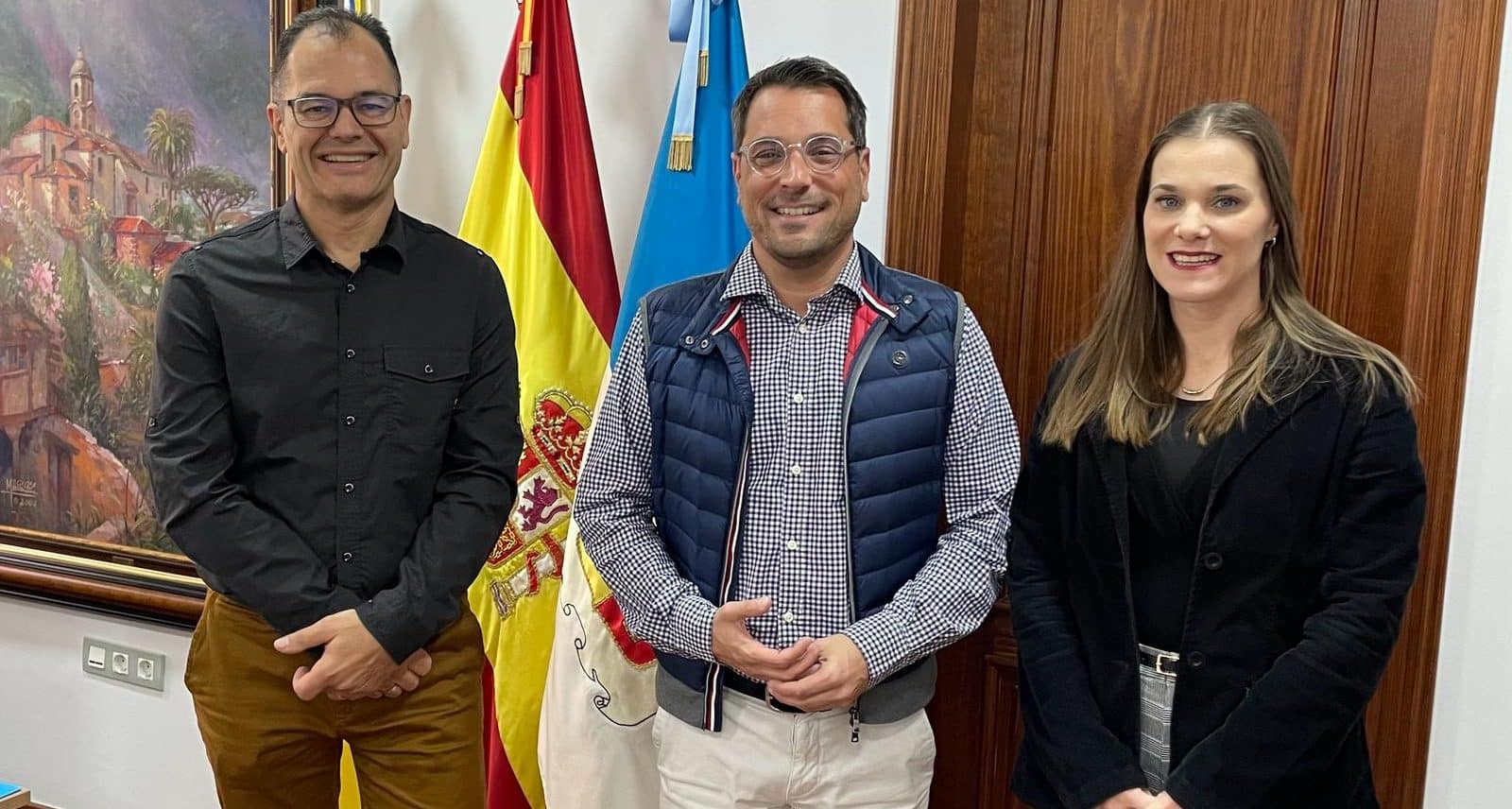 050224 Visita representantes Iglesia Evangélica Los Realejos