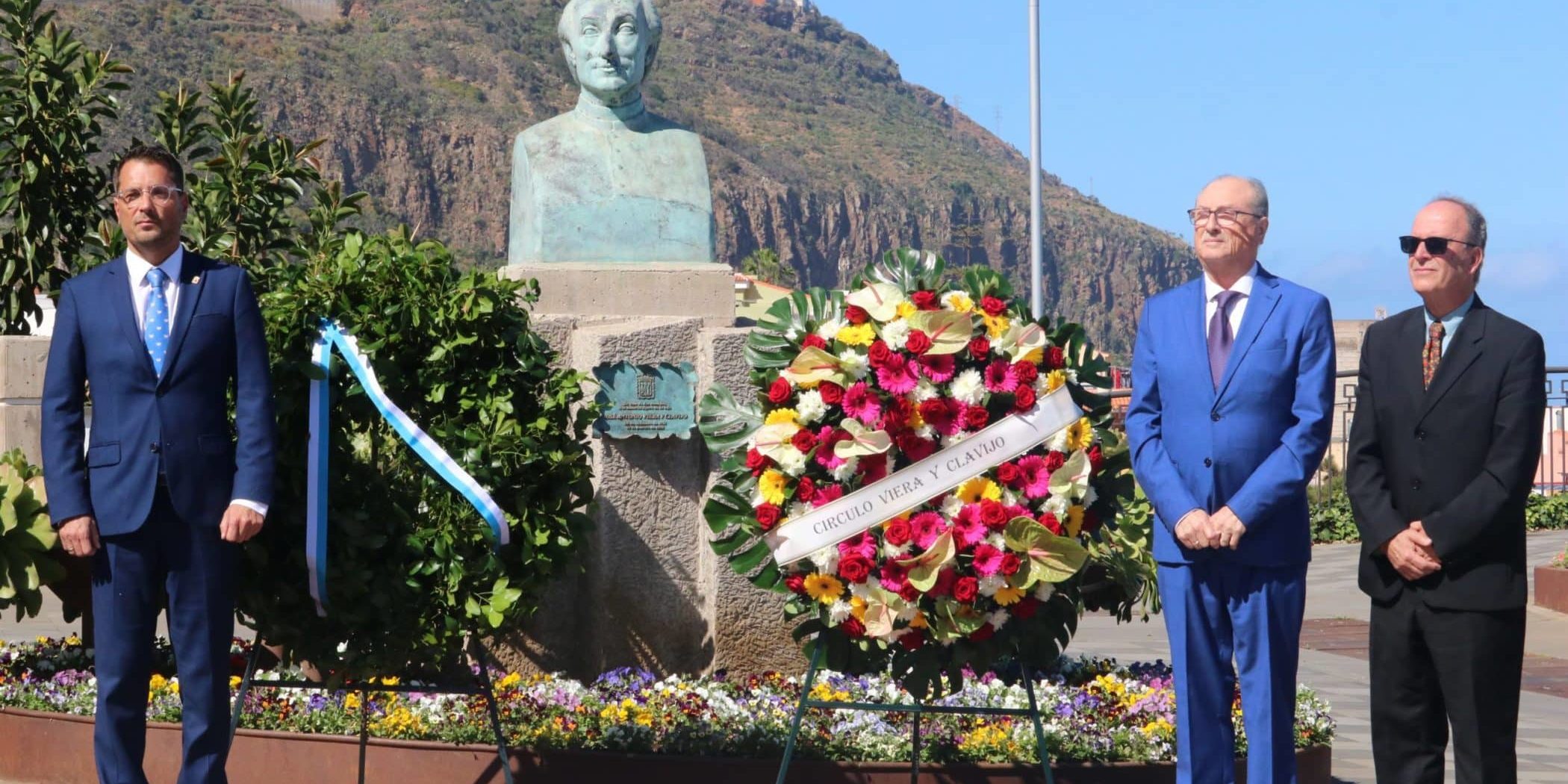 210224 Acto conmemorativo 211 aniversario fallecimiento Viera y Clavijo 01