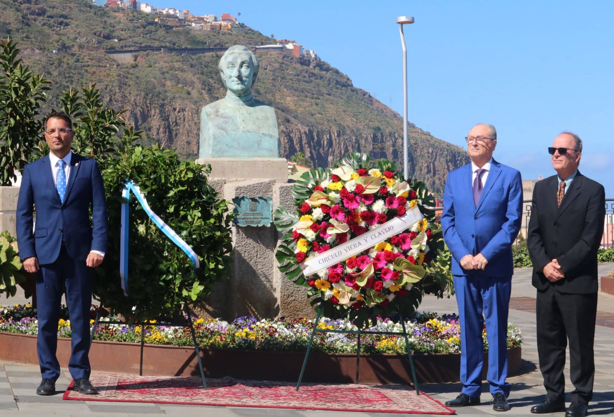 210224 Acto conmemorativo 211 aniversario fallecimiento Viera y Clavijo 01