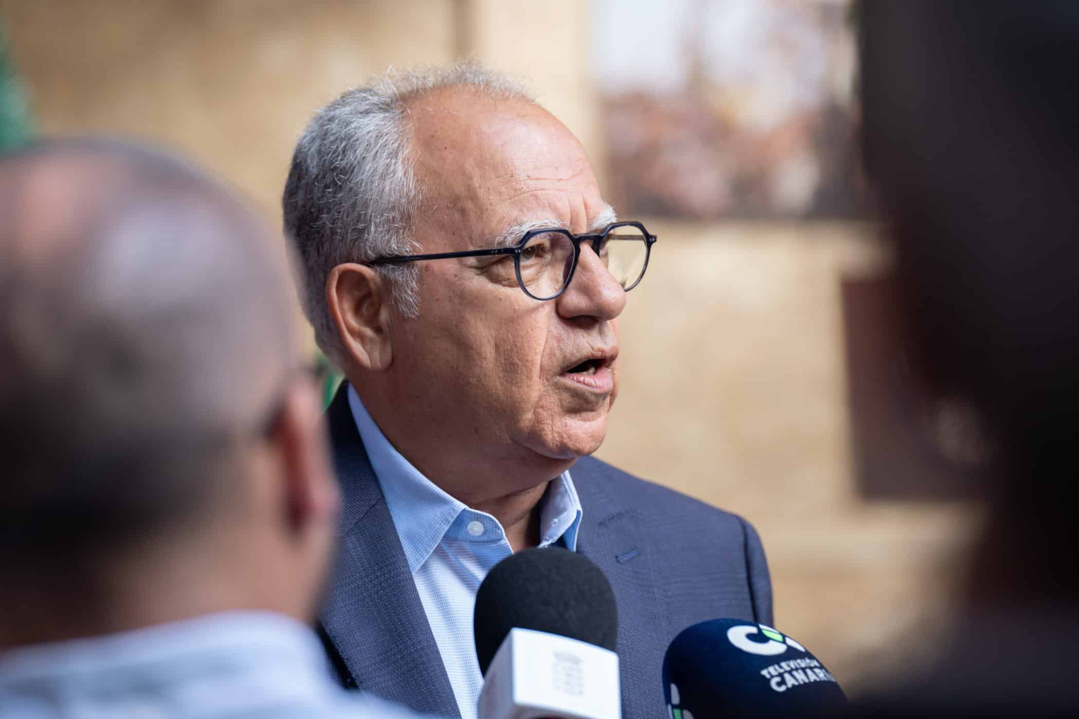 210224 Casimiro Curbelo, presidente del Cabildo de La Gomera
