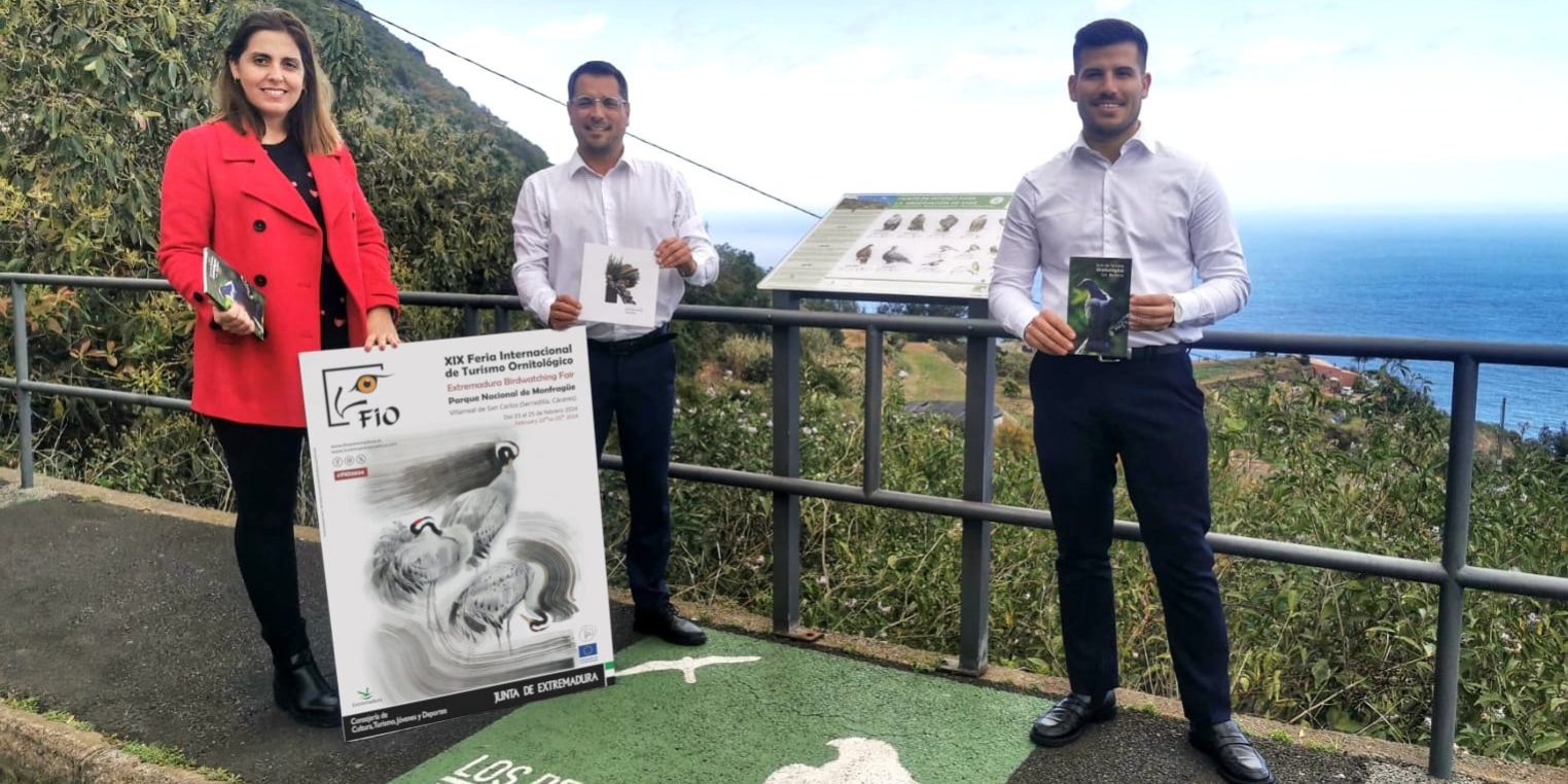 220224 Presentación presencia Los Realejos Birding en FIO turismo ornitológico Extremadura 2024