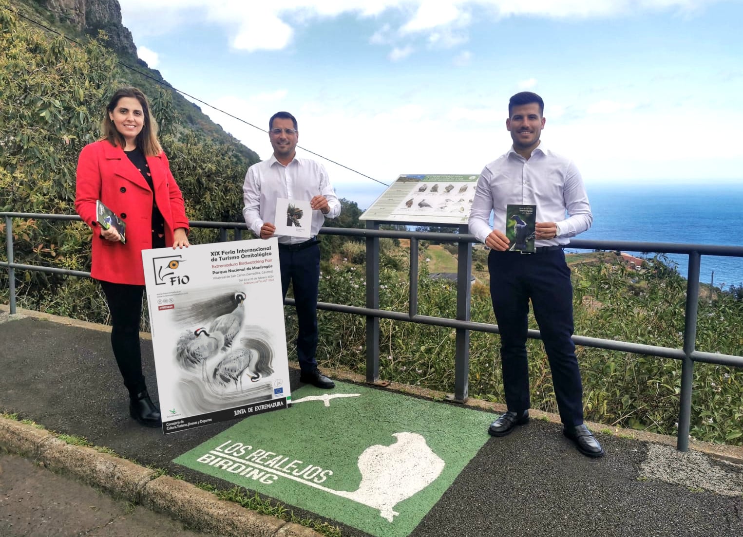 220224 Presentación presencia Los Realejos Birding en FIO turismo ornitológico Extremadura 2024