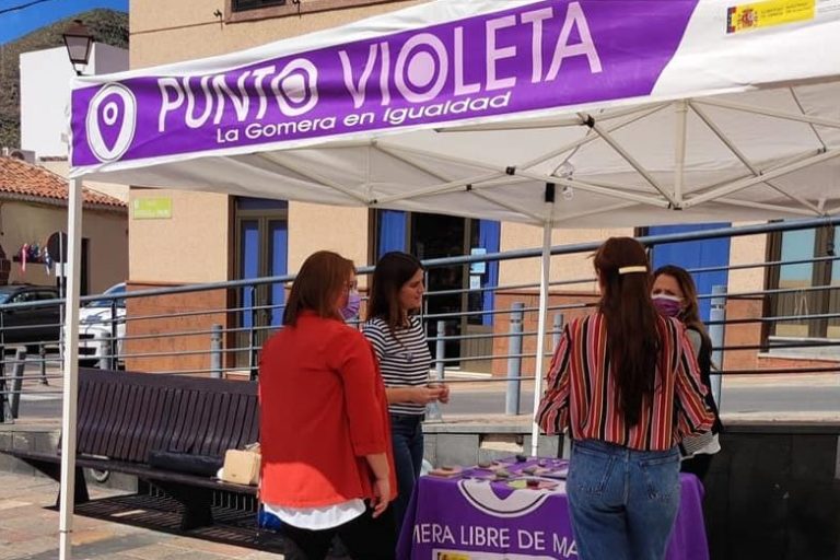 280224 Punto de violeta del SIAM en la isla de La Gomera