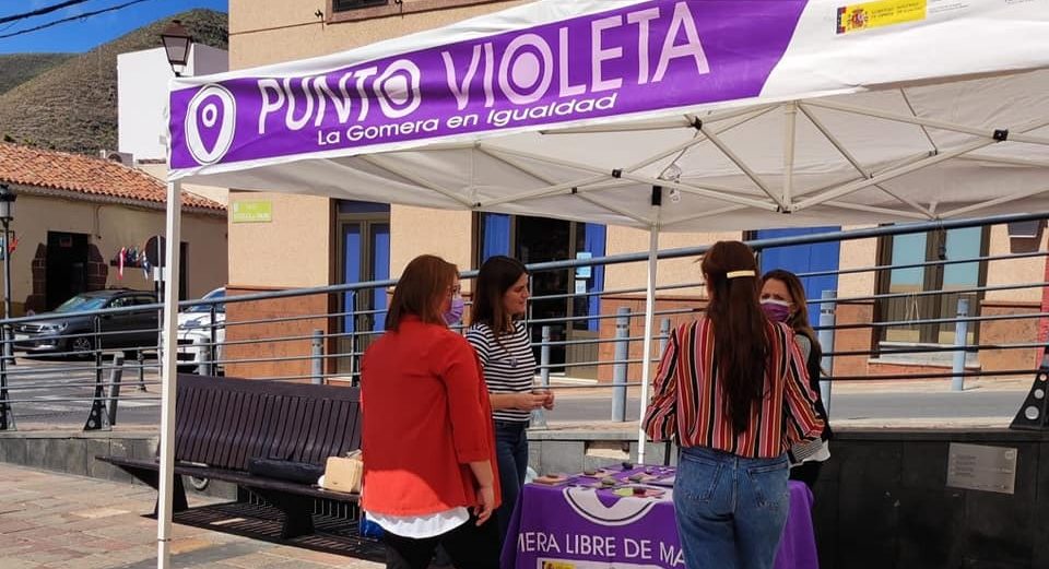 280224 Punto de violeta del SIAM en la isla de La Gomera
