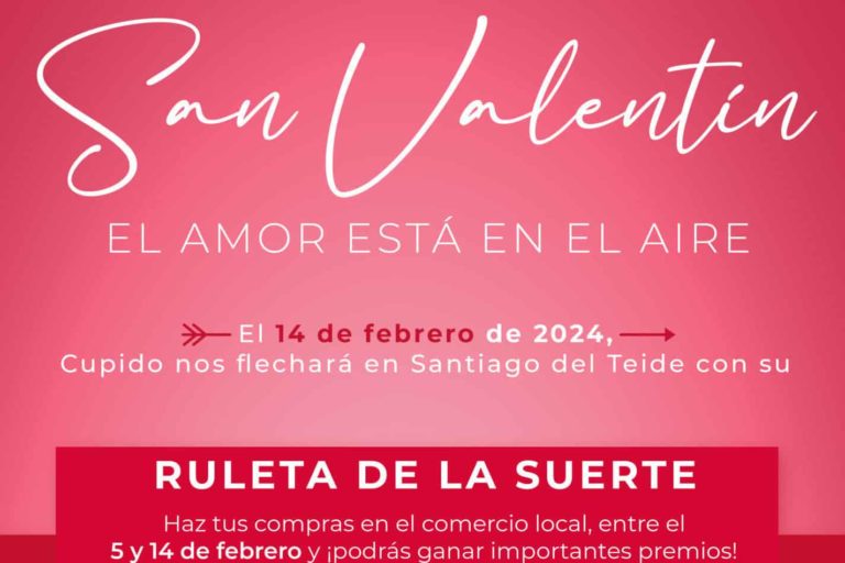 Cartel de la campaña de San Valentín 2024