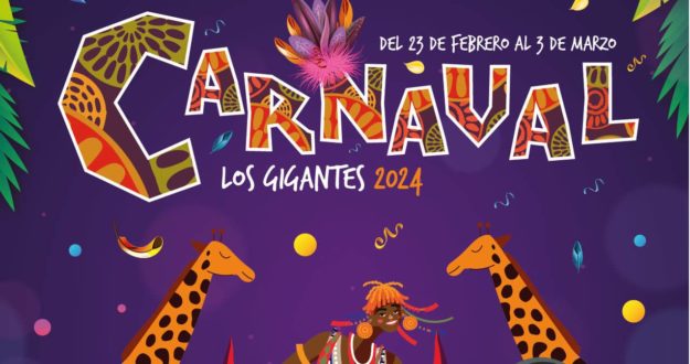 Cartel del Carnaval de Los Gigantes 2024