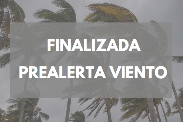 FINALIZA LA PRE-ALERTA POR VIENTO 25-2-24