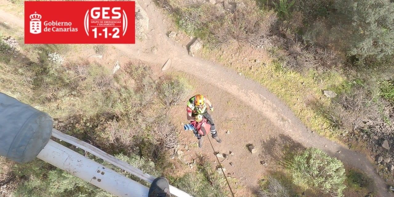 HOMBRE FALLECIDO AL PRECIPITARSE EN UN BARRANCO-TELDE 16-2-24