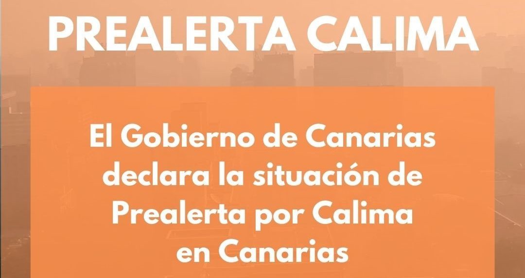 PRE-ALERTA POR CALIMA 18-2-24