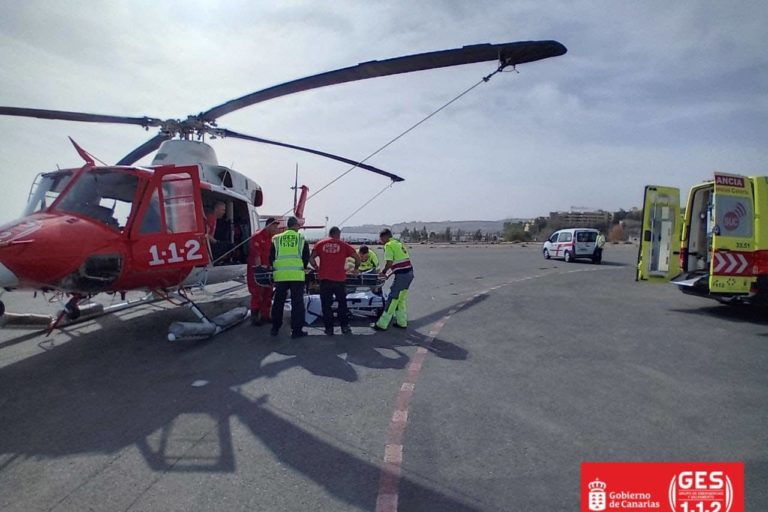 RESCATE DE UNA SENDERISTA EN TEJEDA2 8-2-24
