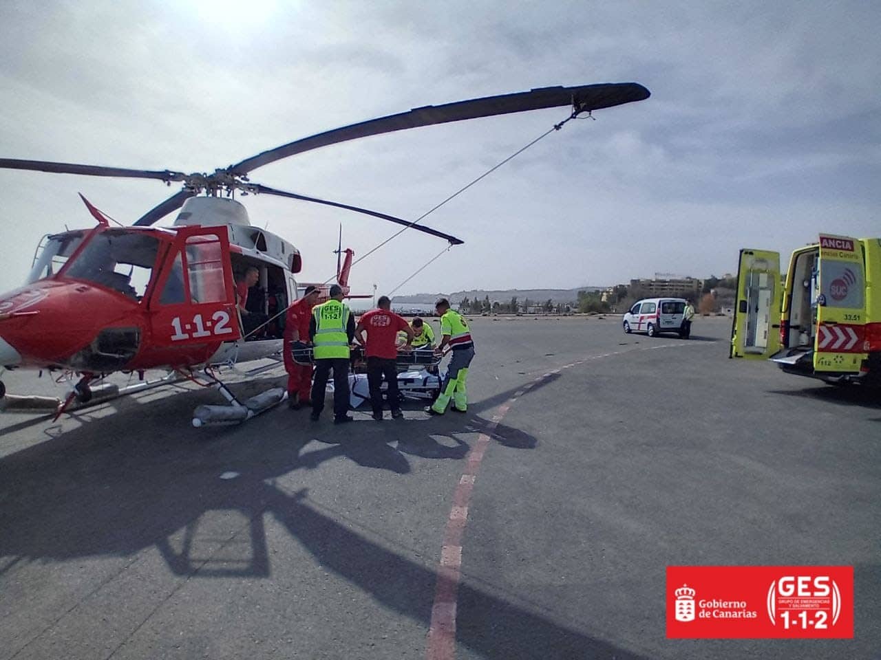 RESCATE DE UNA SENDERISTA EN TEJEDA2 8-2-24