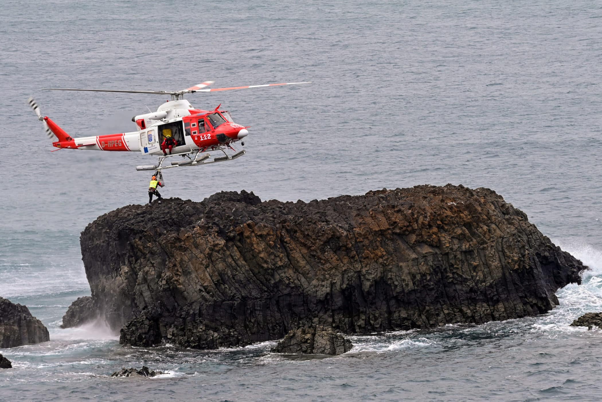 Roque Matavinos – refugio charranes – helicoptero GES