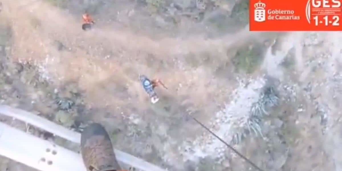 SENDERISTA HERIDA RESCATADA POR EL GES-ARTENARA 19-2-24