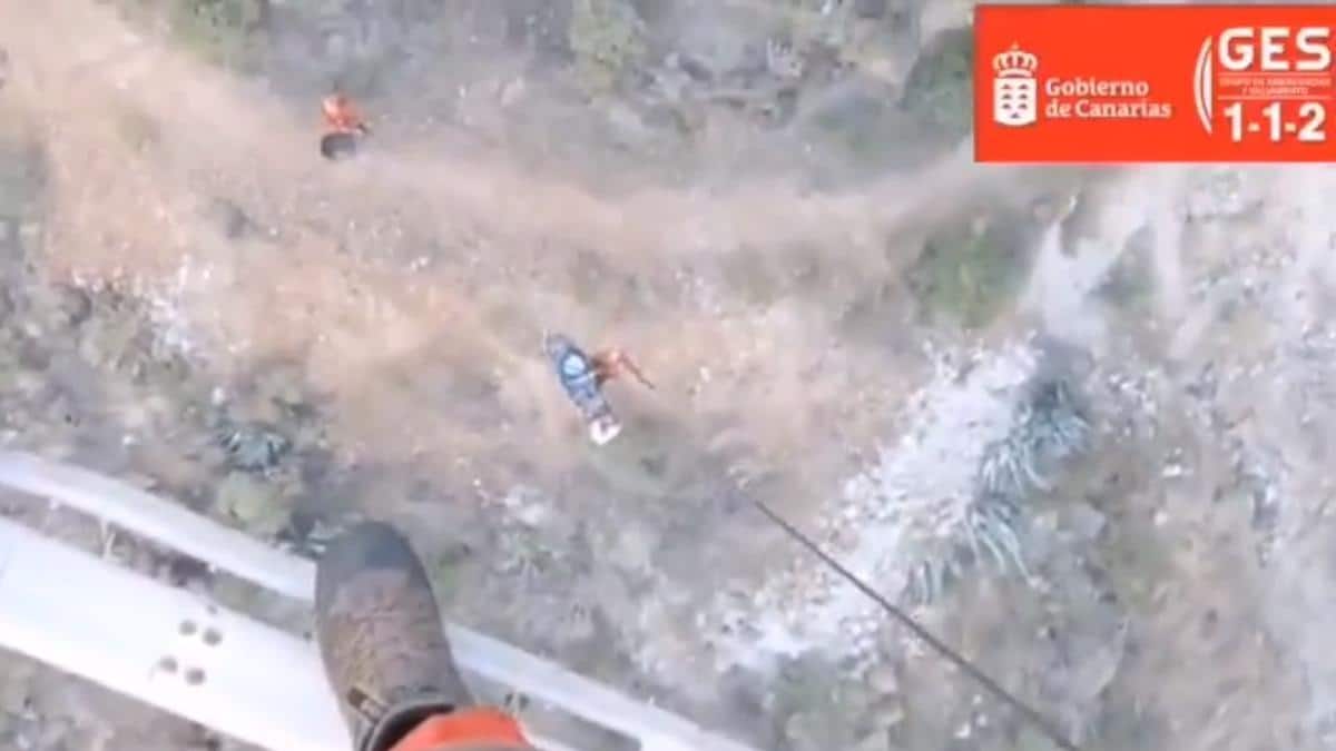 SENDERISTA HERIDA RESCATADA POR EL GES-ARTENARA 19-2-24